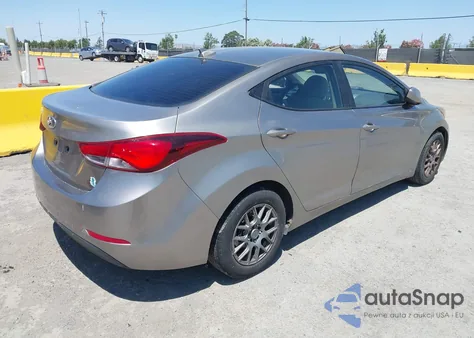 2016 Hyundai Elantra Se из США, поврежденный, VIN 5NPDH4AE8GH716881